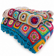 Bohemian Crochet Plaid Ibiza White